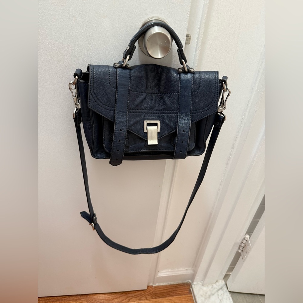 Proenza Schouler Navy Crossbody Bag